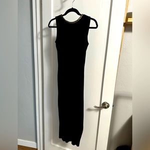 ASOS Midi Cowl Back With Embellished Trim - Black / US 6